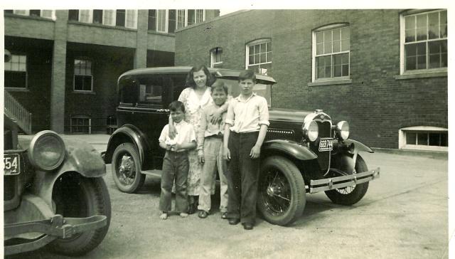 Anna Scotts and 3 boys